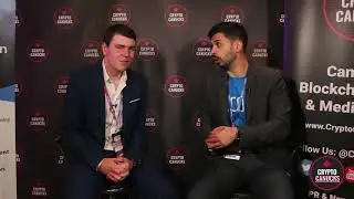 Sam Kawtharani, CEO & Co-Founder of CORL @ Blockchain Futurist Conference in Toronto