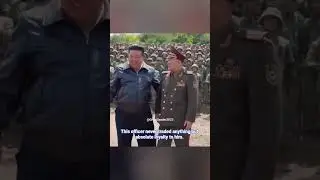 This officer never traded anything but absolute loyalty to him.😏#kimjongun #northkorea #shorts
