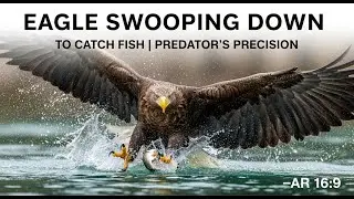 Eagle swooping down to catch fish | Explore the World of Animals | WildMirro