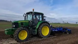 John Deere 6230 + Landstal skimmer APB 2,5