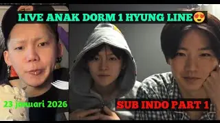 [SUB INDO PART 1] LIVE HYUNSUK, JUNKYU AND YOSHI DI DORM TREASURE 23.01.26