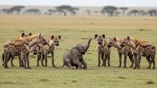 A Baby Elephant Faced a Hyena Pack Alone &mdash; What Happened Next Was Incredible