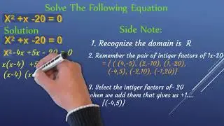 ሒሳብ በአማርኛ   Maths solving quadratic equations using factors