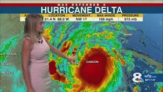11 a.m. Wednesday Hurricane Delta update