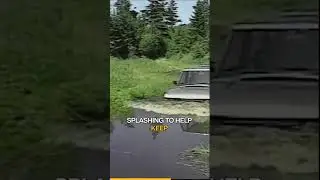 Range Rover Classic - 3rd gear low for water driving #howto #rangerover #rangeroverclassic