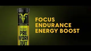 Bolt&rsquo;s Insane Pre-Workout Effervescent Tablets Supplements