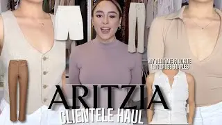 #ARITZIA CLIENTELE SALE 2023 HAUL! MUST HAVE basic wardrobe staples | #aritziahaul try-on!