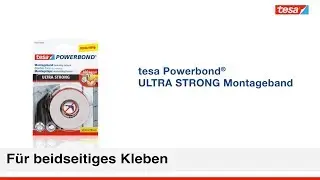 Sicherer Halt, schnell befestigt &ndash; tesa POWERBOND