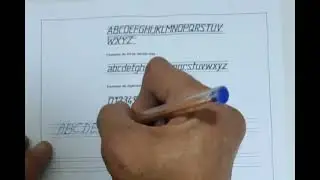 Como escrever com Caligrafia técnica