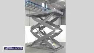 MESA ELEVADORA DE DOBLE TIJERA - DOUBLE SCISSOR LIFT TABLE - MS METALSYSTEM