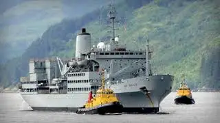 Bon Voyage   RFA Fort Rosalie begins Middle East mission