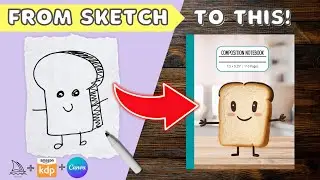 From Sketch to Book Cover in Minutes! | Use Midjourney AI to create unique Art and Amazon KDP covers