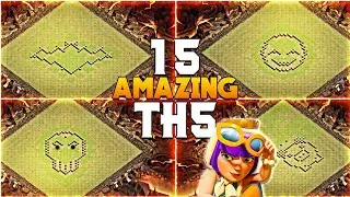 *NEW* TOP 15 TH5 FUNNY/TROLL BASE COMPILATION WITH DIRECT LINKS|COC|KING WARRIORS
