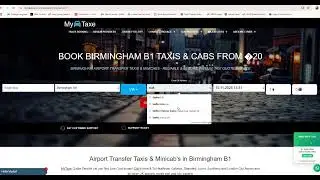 Birmingham City Centre (B1) Taxi & Minicab Services | MyTaxe UK