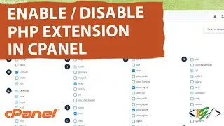 How to Enable / Disable PHP Extensions Module in cPanel