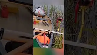 DIY camera mount for a canoe.
