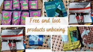 free products unboxing | free sample | nail polish | phable | croma sasta shopping