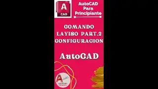 Aprende Como Utilizar Comando Layiso en AutoCAD