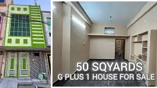 50 SQYARDS G PLUS 1 REGISTERED HOUSE FOR SALE SAGGAF COLONY MOHAMMED NAGAR