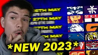 NEW 2023 FULL AFL FIXTURE (PREDICTION)
