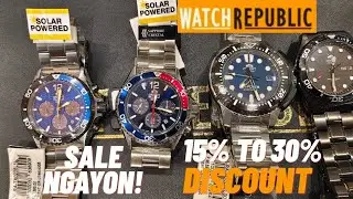 WOW! 15% to 30% DISCOUNT NGAYON! WATCH REPUBLIC MEGAMALL / DEC 27, 2025 #watch #sale #fashiontrends