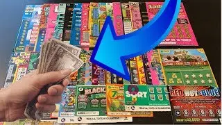 WE PLAYED A MASSIVE PILE OF SCRATCH OFFS & WON THIS MUCH.....