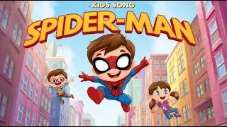 Spiderman Kids Cartoon Song | Fun Superhero Adventure for Children#raviokids #viral#1million#foryou
