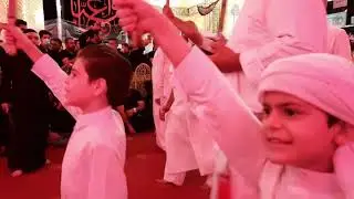 شاهد استعراض هيئات واطراف كربلاء قبل التطبير داخل حرم ابو الفضل العباس