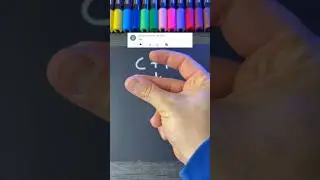 C + H = ?? Mixing letters! #drawing #shorts #neonart #letters