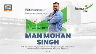Jindal Steel | #MettleOfIndia 2.0 | Man Mohan Singh
