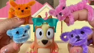 Bluey toys 🥰 Cute babies mini dog toys DIY