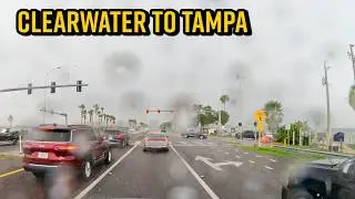 🚗 Driving From Clearwater to Tampa Florida | Scenic 4K Drive Tour 🚙☀️