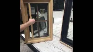 Push out casement window retractable screen