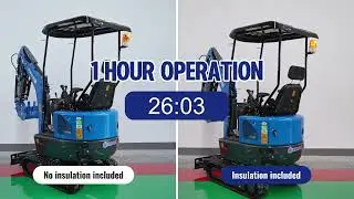R15 mini excavator insulation