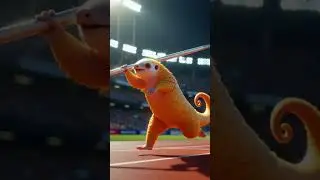 Pangolin's Perfect Throw Part - 9 |Javelin Championship 2025 | Epic Animal Sports Moment #sports