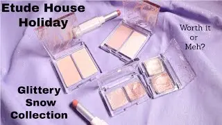 Etude House Glittery Snow Holiday Collection | Swatches and Brief Review