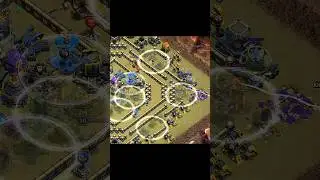 Town Hall 18 Most powerful Fireball attack 😱🔥 II Clash of clans II #shorts #clashofclans #coc