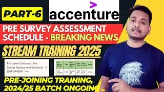 Must Watch! Accenture Pre Survey Assessment Before Stream Training Start | Do You Need to Pass?