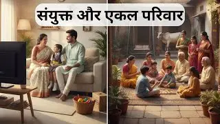 संयुक्त और एकल परिवार | Class 4 EVS Hindi| nuclear family| joint family| nuclear Vs joint family