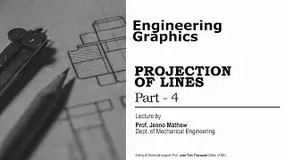 Engineering Graphics | Module 1 : Projection of Lines - Line perpendicular to VP and parallel to HP