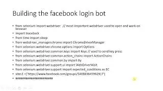 Python tutor|   Browser automation  testing  facebook  website using #selenium #python #chromedriver