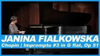 Janina Fialkowska | Frédéric Chopin: Impromptu No. 3 in G flat, Op. 51