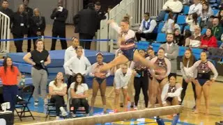 Amelia Knight scores a 9.775 on beam for U of Illinois gymnastics - Jan 25, 2025