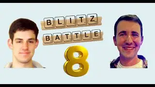 Blitz Scrabble Battle 8 vs. Joey Mallick!