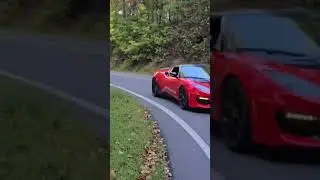 Ferrari. crash on the dragon #ferrari  #tailofthedragon  #us129 #crash