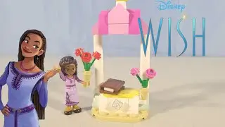 LEGO Disney Wish Asha's Welcome Booth build and review Kids Toys