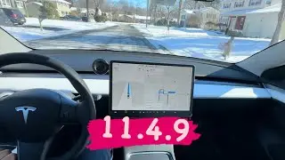 Tesla FSD Beta 11.4.9 Drive, more of the same