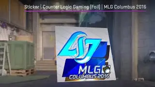 CS2 Updated COUNTER LOGIC GAMING MLG Columbus Foil Sticker