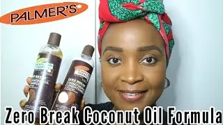 Testing Palmer's Coconut Oil Zero Break Conditioner & Shampoo on 4B/4C Hair| 1st Impressions| Pt 4