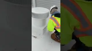 Aura Roof Vent Install on Flat PVC Roof in 2 Minutes